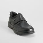 Zapato velcro piel negro COMFEET