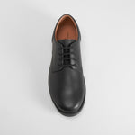 Zapato colegial piel con cordón negro MR. HANSEN