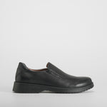 Zapato colegial slip on piel negro MR. HANSEN