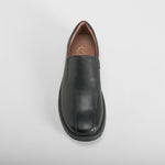 Zapato colegial slip on piel negro MR. HANSEN
