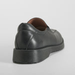 Zapato colegial slip on piel negro MR. HANSEN