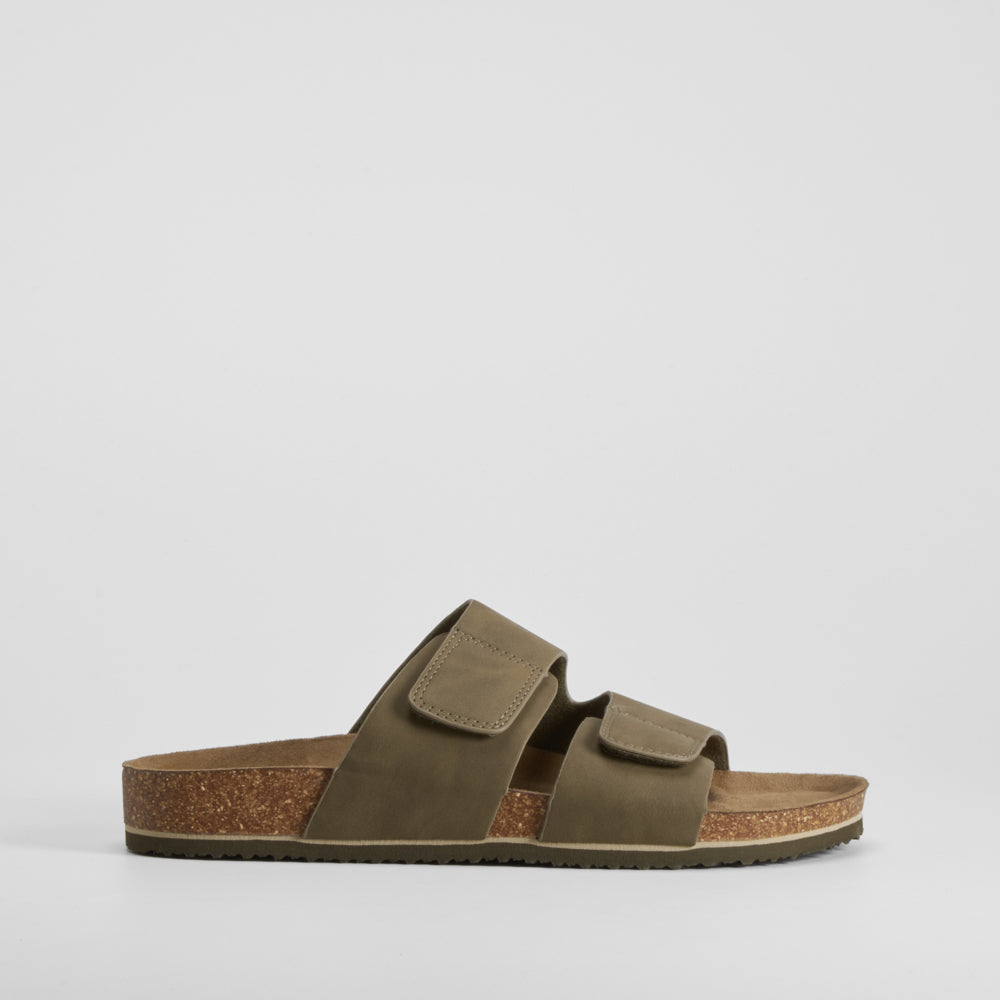 Sandalia bio velcros kaki NYC
