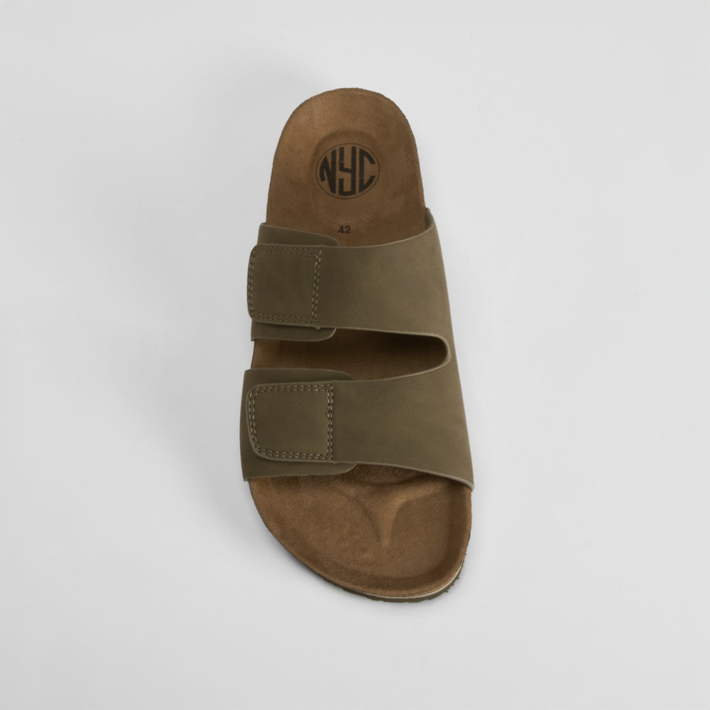 Sandalia bio velcros kaki NYC