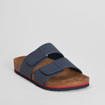 Sandalia bio velcros azul NYC