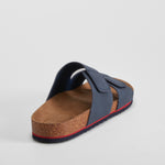 Sandalia bio velcros azul NYC