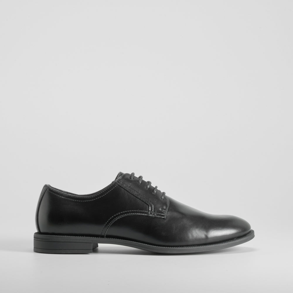 Zapato blucher vestir negro MR. HANSEN