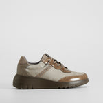 Deportiva casual cordón taupe MYSOFT