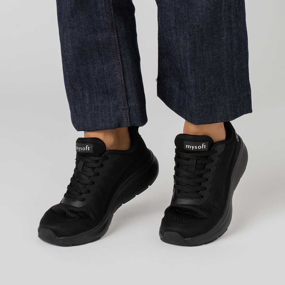 Deportiva casual negra MYSOFT