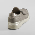 Zapato cremallera taupe COMFEET