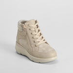 Botín cuello lana Shock Absorber beige COMFEET