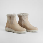 Botín apresky Shock Absorber pelo beige COMFEET