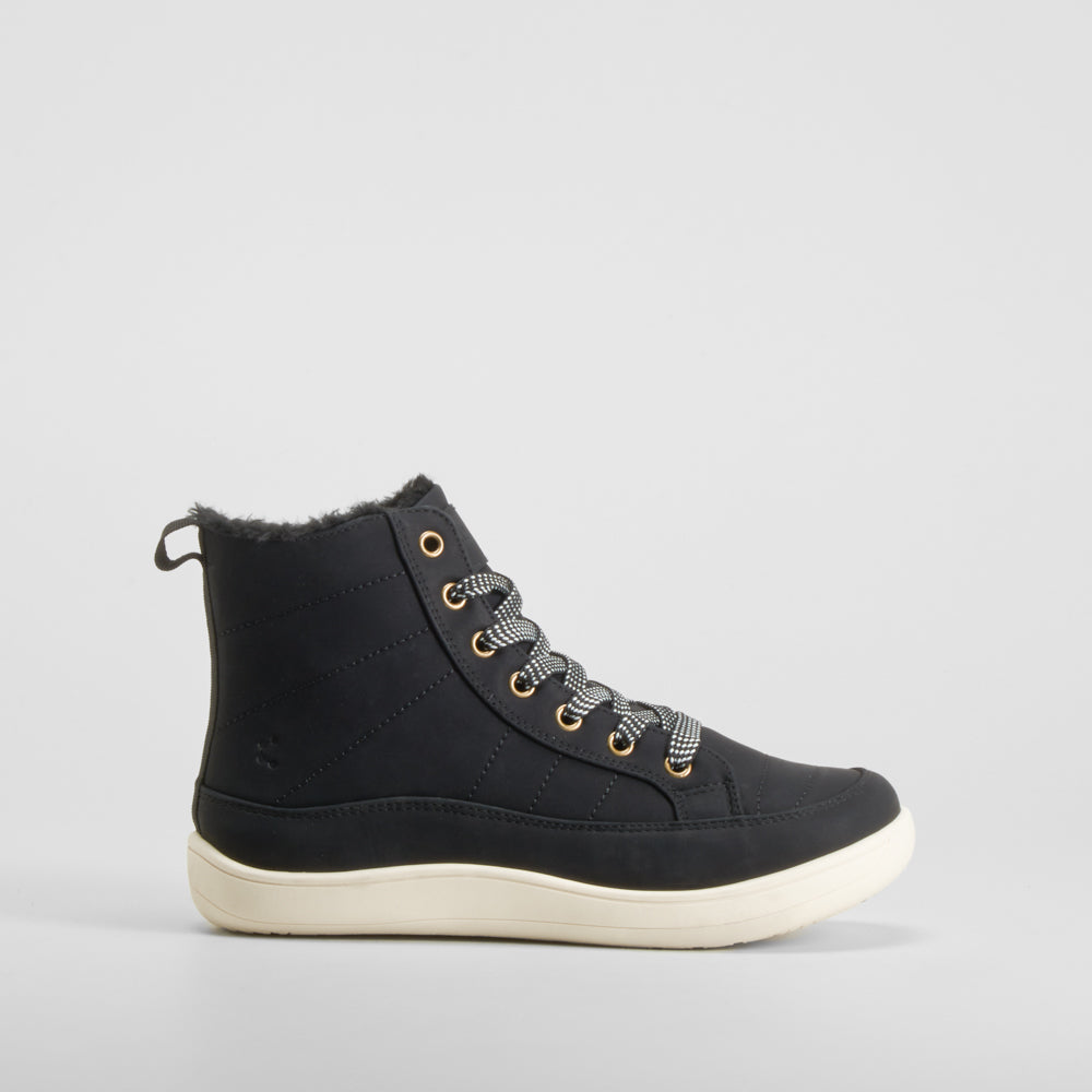Botín pelo barefoot negro COMFEET