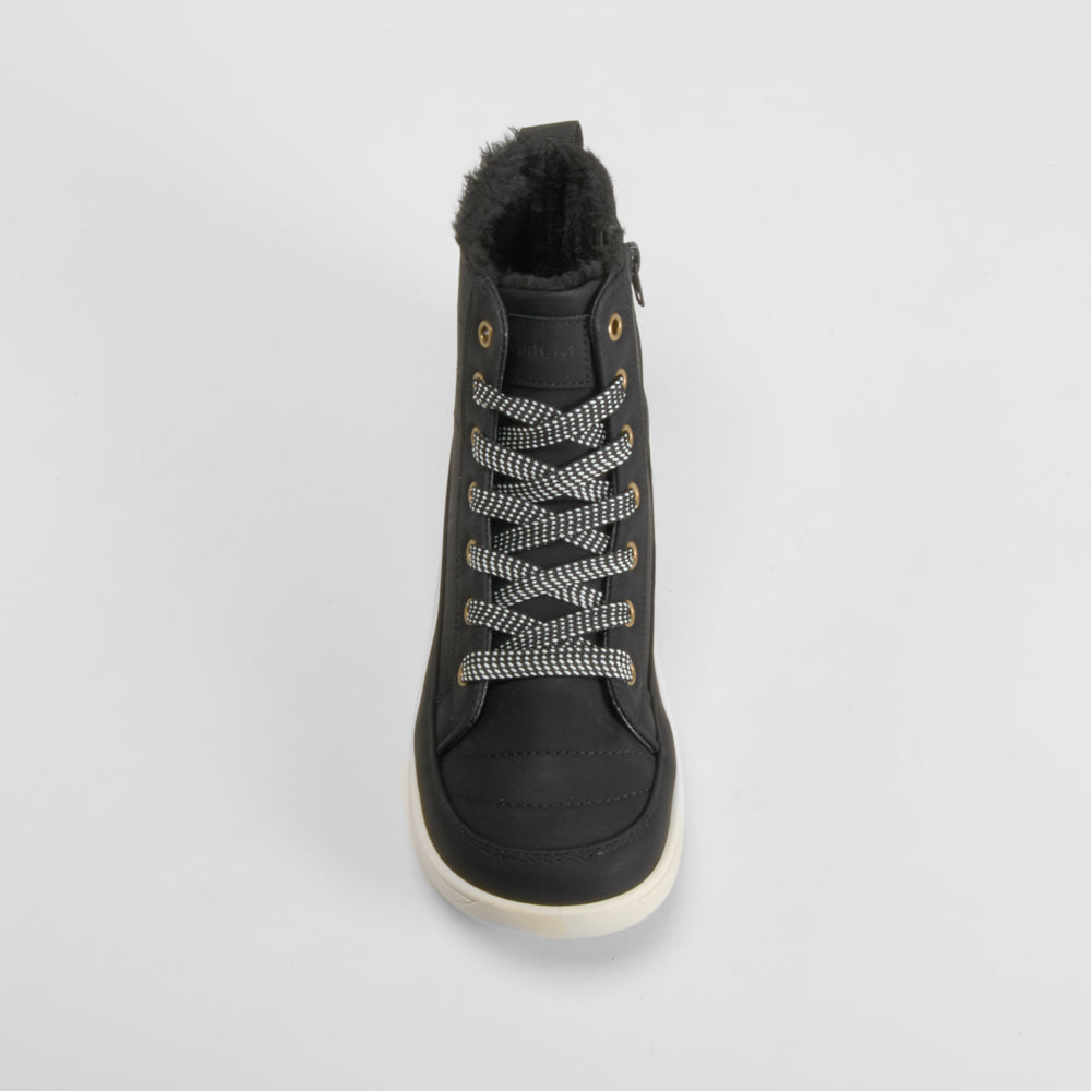 Botín pelo barefoot negro COMFEET