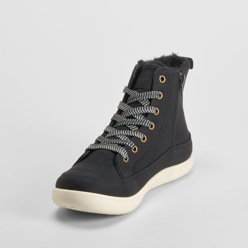 Botín pelo barefoot negro COMFEET