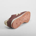 Sneaker retro beige y marrón NYC