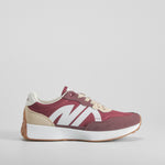 Deportiva casual retrojogging burdeos NYC