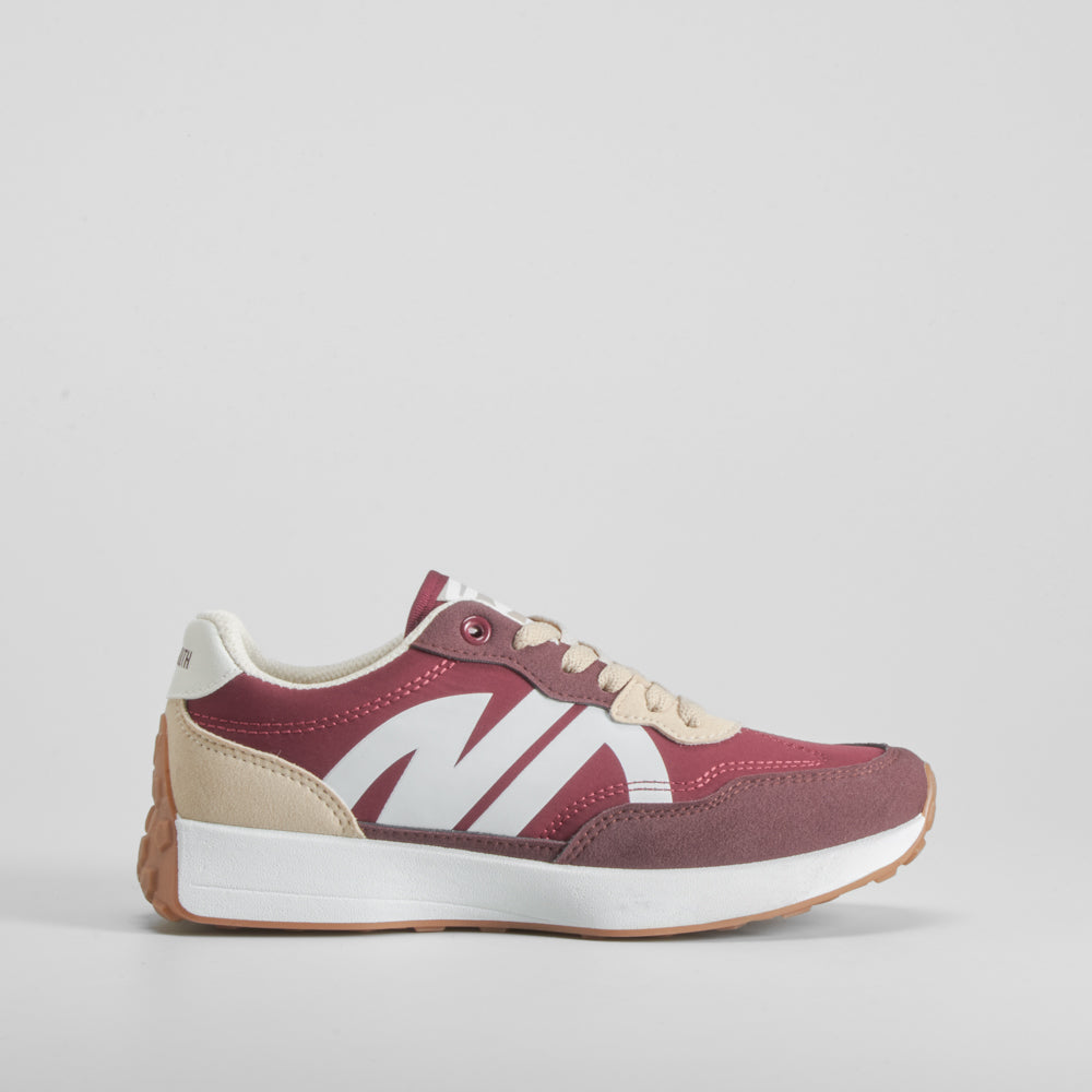 Deportiva casual retrojogging burdeos NYC