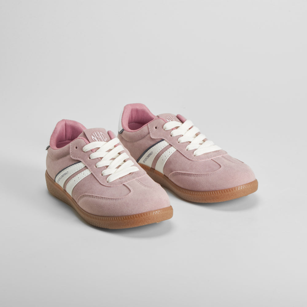 Deportiva sneaker suela caramelo rosa NYC