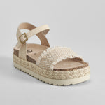 Sandalia bio pulsera beige NYC