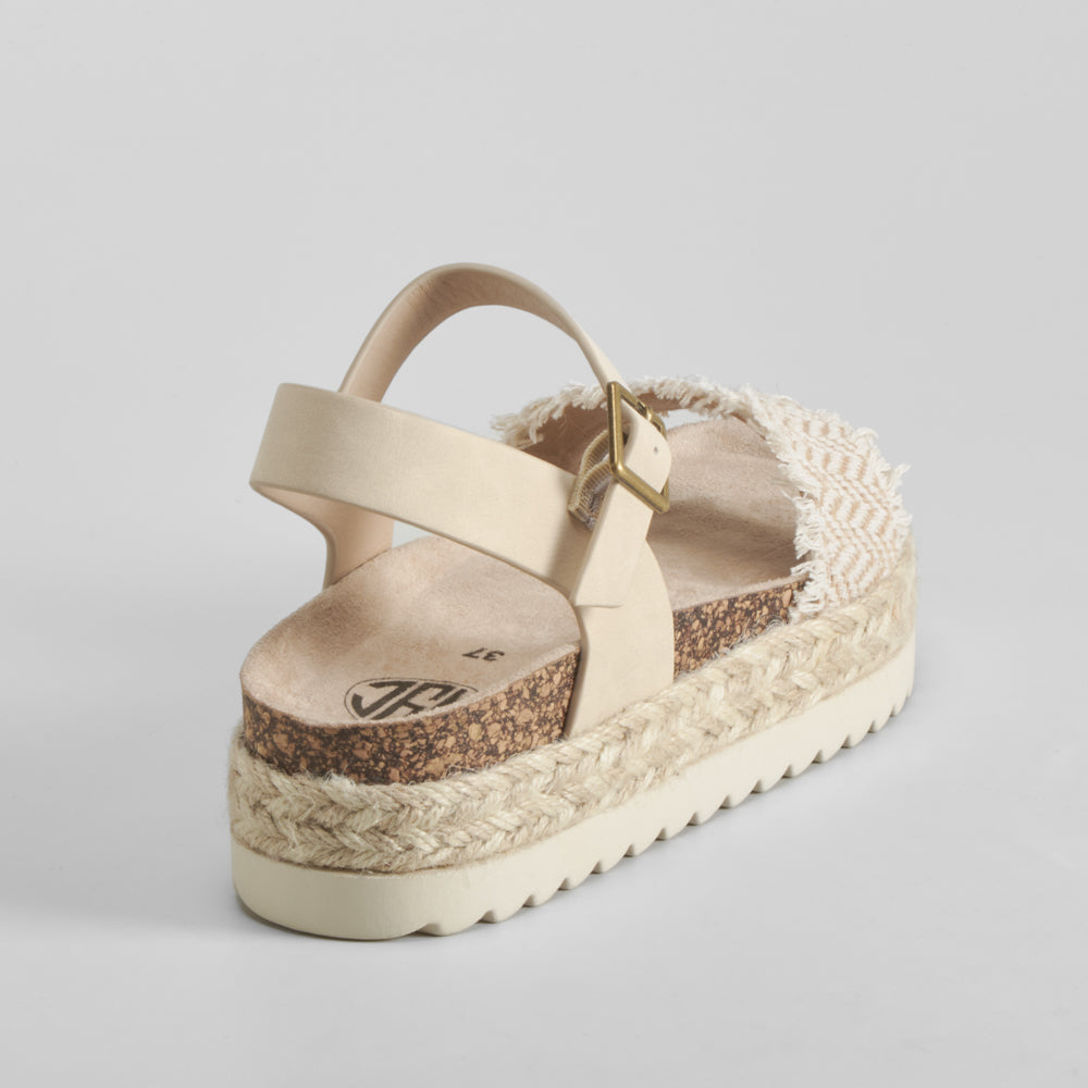 Sandalia bio pulsera beige NYC