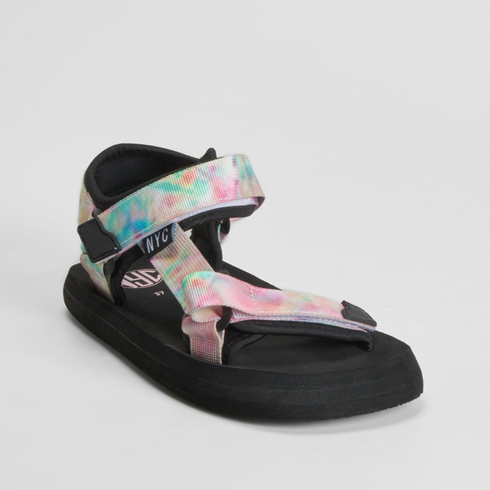 Sandalia velcro tie dye multicolor NYC