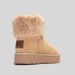Bota australiana pelo beige XTI