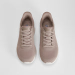 Zapatilla deportiva marrón suela blanca SKECHERS