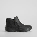 Botín plano Lovely Vibe negro SKECHERS