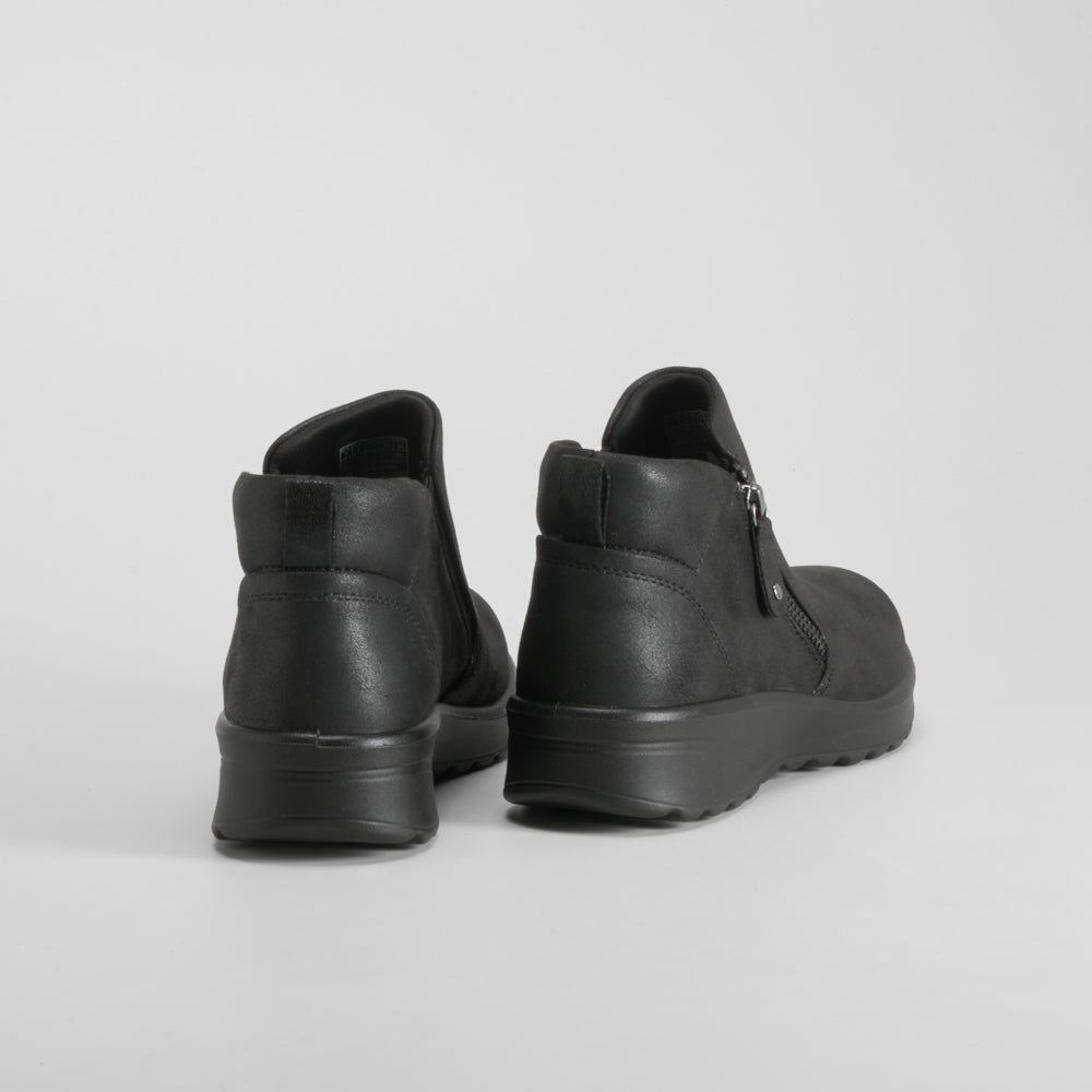 Botín plano Lovely Vibe negro SKECHERS