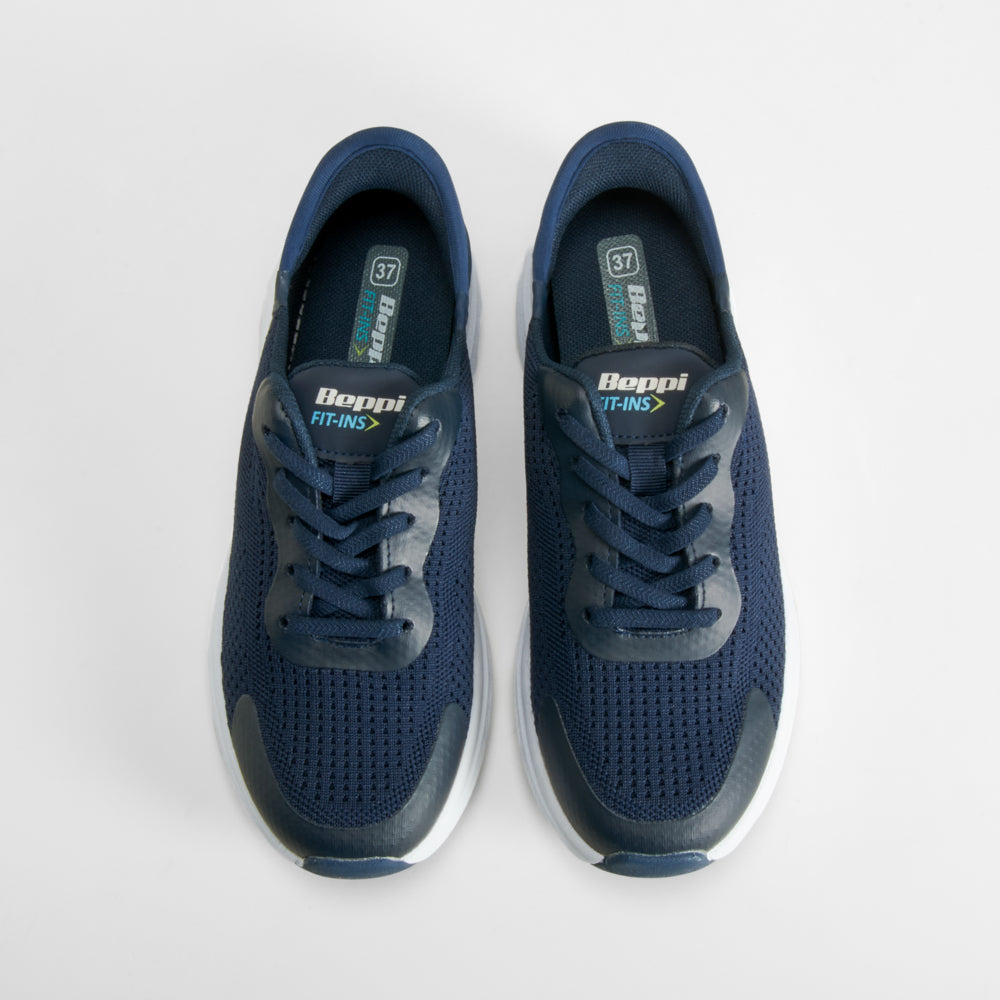 Deportiva fit-ins cordones azul BEPPI