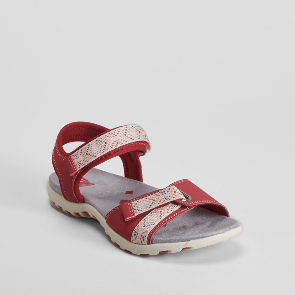 Sandalia deportiva trekking roja UTWO