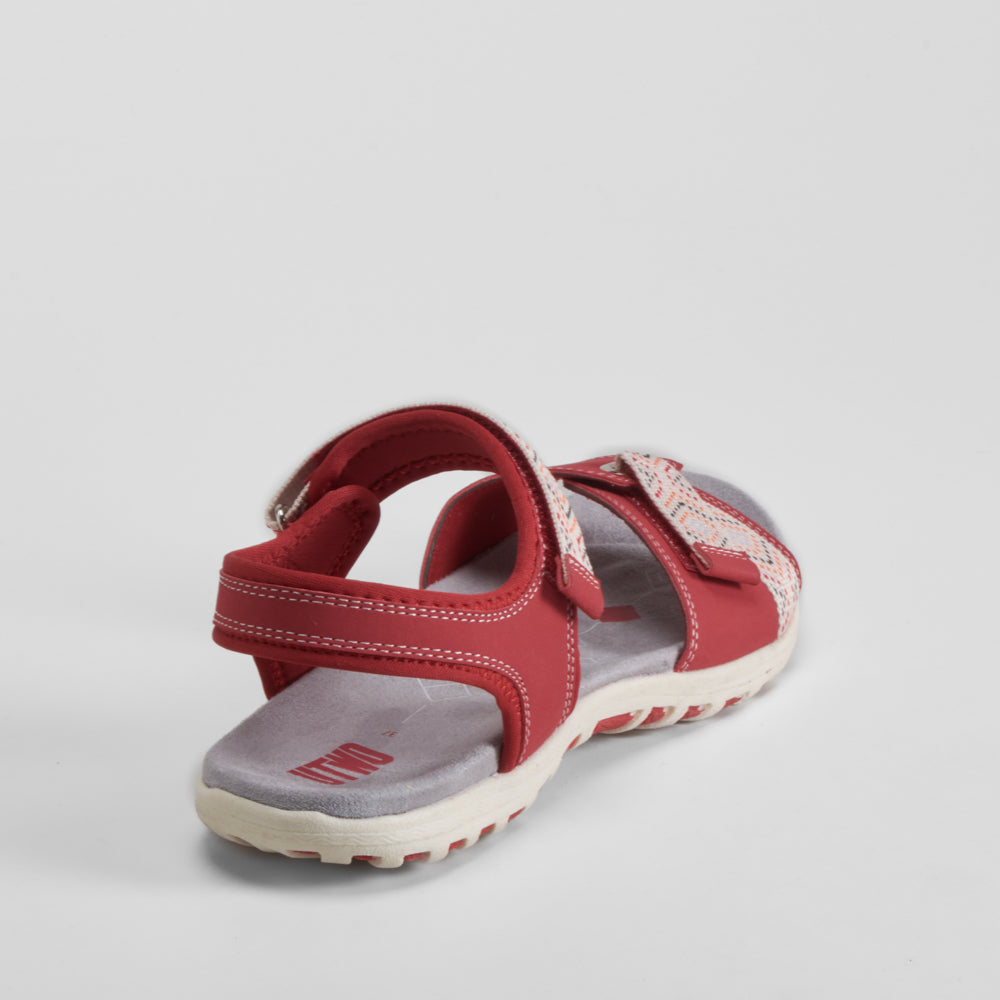 Sandalia deportiva trekking roja UTWO