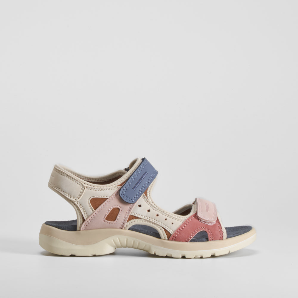 Sandalia deportiva beige y multicolor UTWO