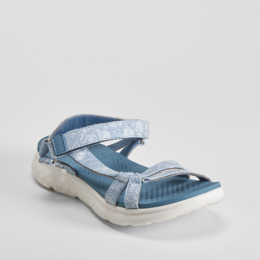 Sandalia deportiva walking brillos azul UTWO