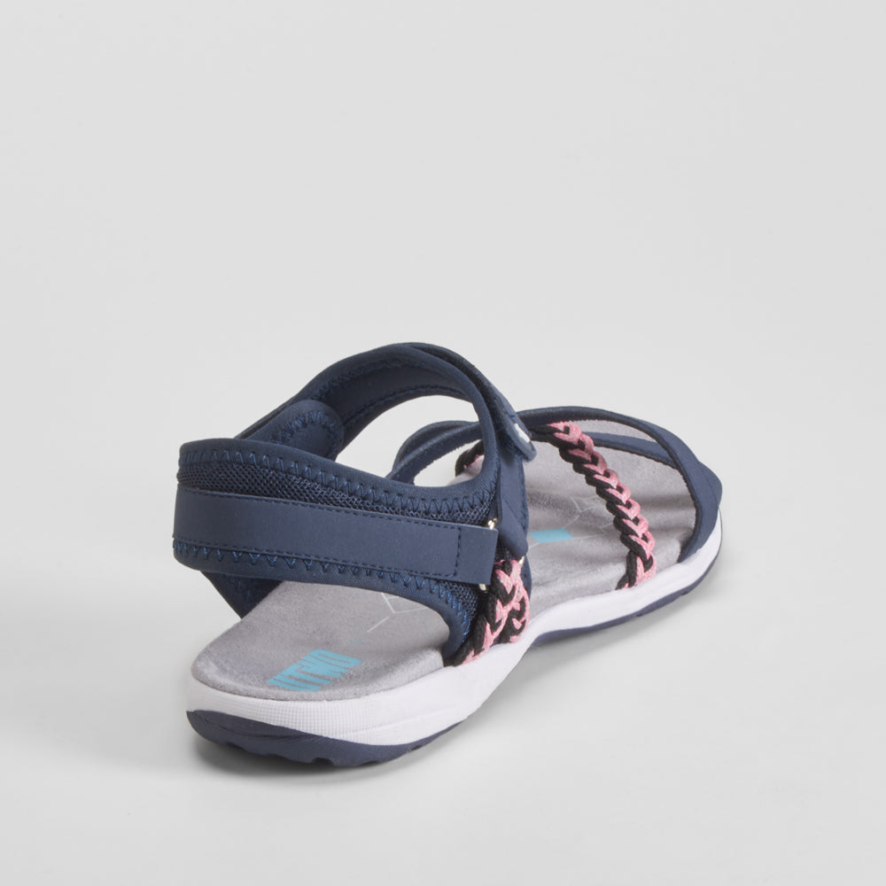 Sandalia deportiva tiras azul marino UTWO