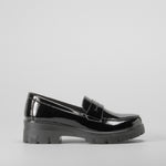 Mocasín charol Soft Insock negro COMFEET