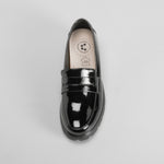 Mocasín charol Soft Insock negro COMFEET