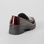 Mocasín charol Soft Insock burdeos COMFEET