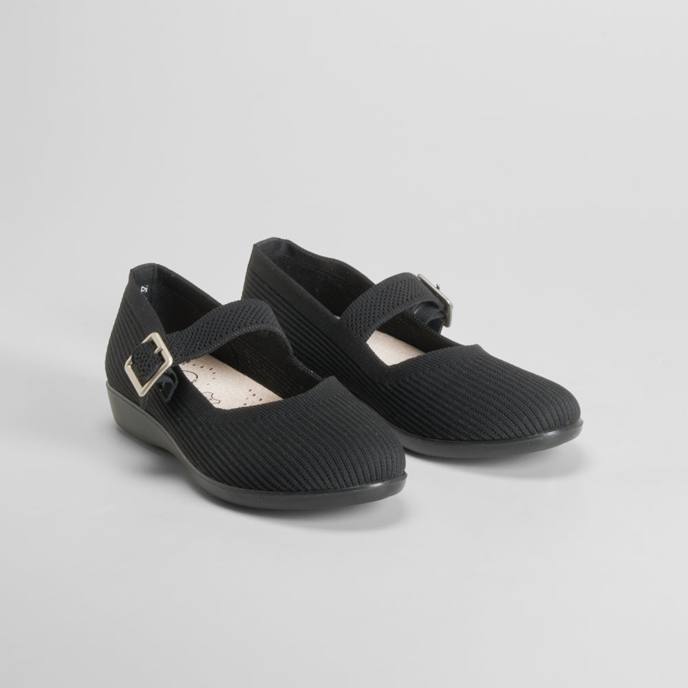 Merceditas knit negra COMFEET