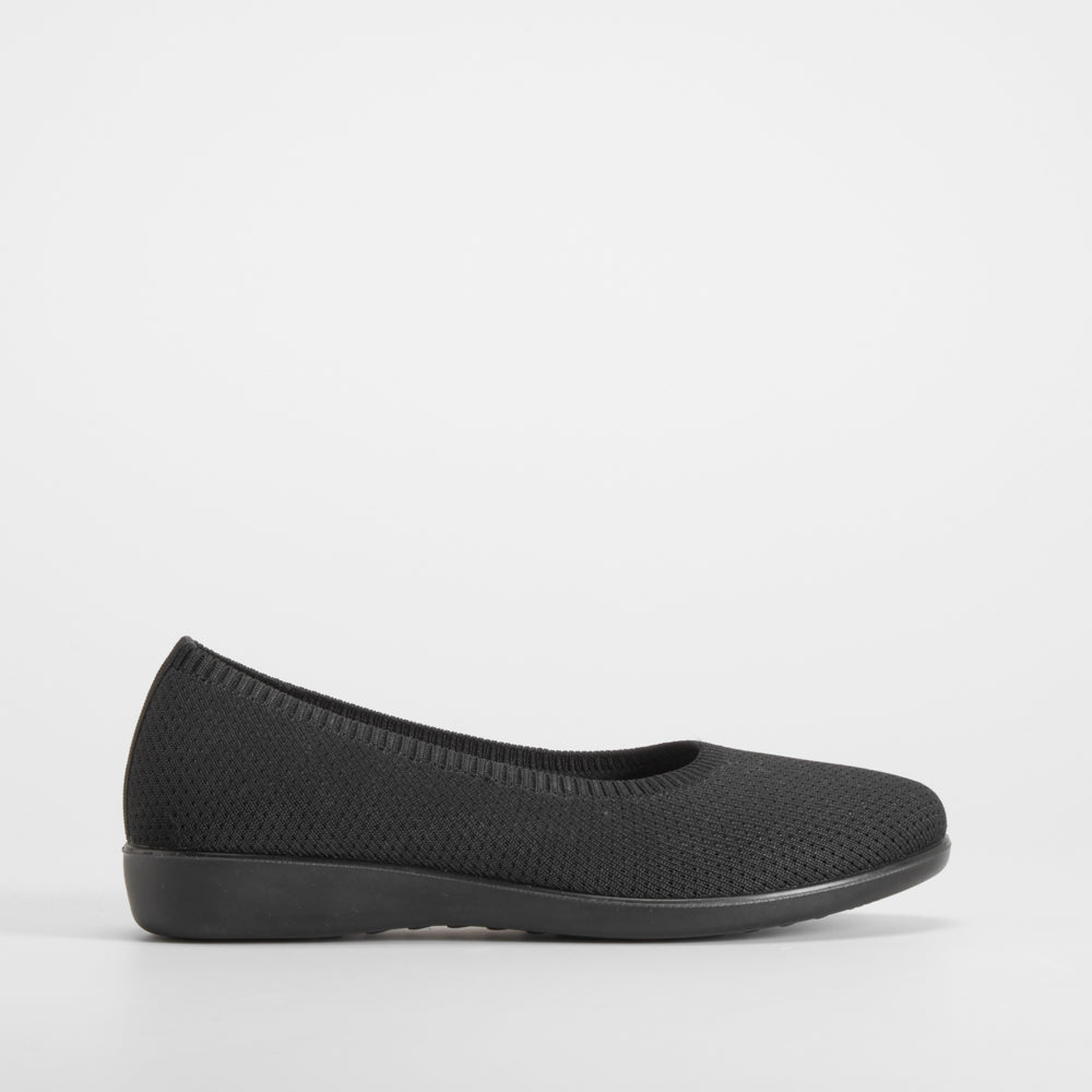 Bailarina knit negra COMFEET
