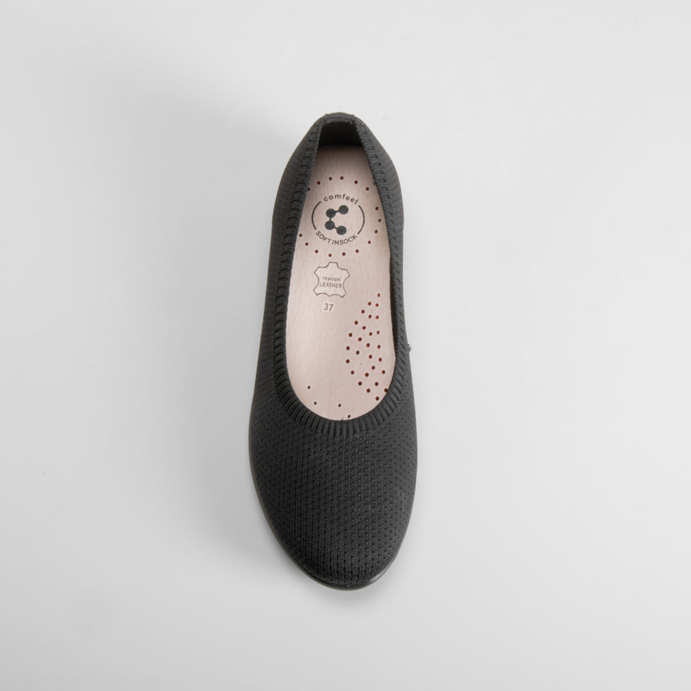 Bailarina knit negra COMFEET