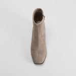 Botín tacón Double Fit elástico  taupe COMFEET