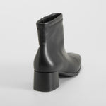 Botín tacón Double Fit elástico negro COMFEET