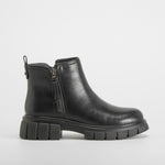 Botín cremallera vestir Soft Insock negro COMFEET