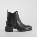 Botín tacón chelsea Shock Absorber negro COMFEET