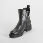 Botín tacón chelsea Shock Absorber negro COMFEET