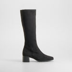 Bota tacón Double Fit elástico negra COMFEET