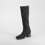 Bota tacón Double Fit elástico negra COMFEET