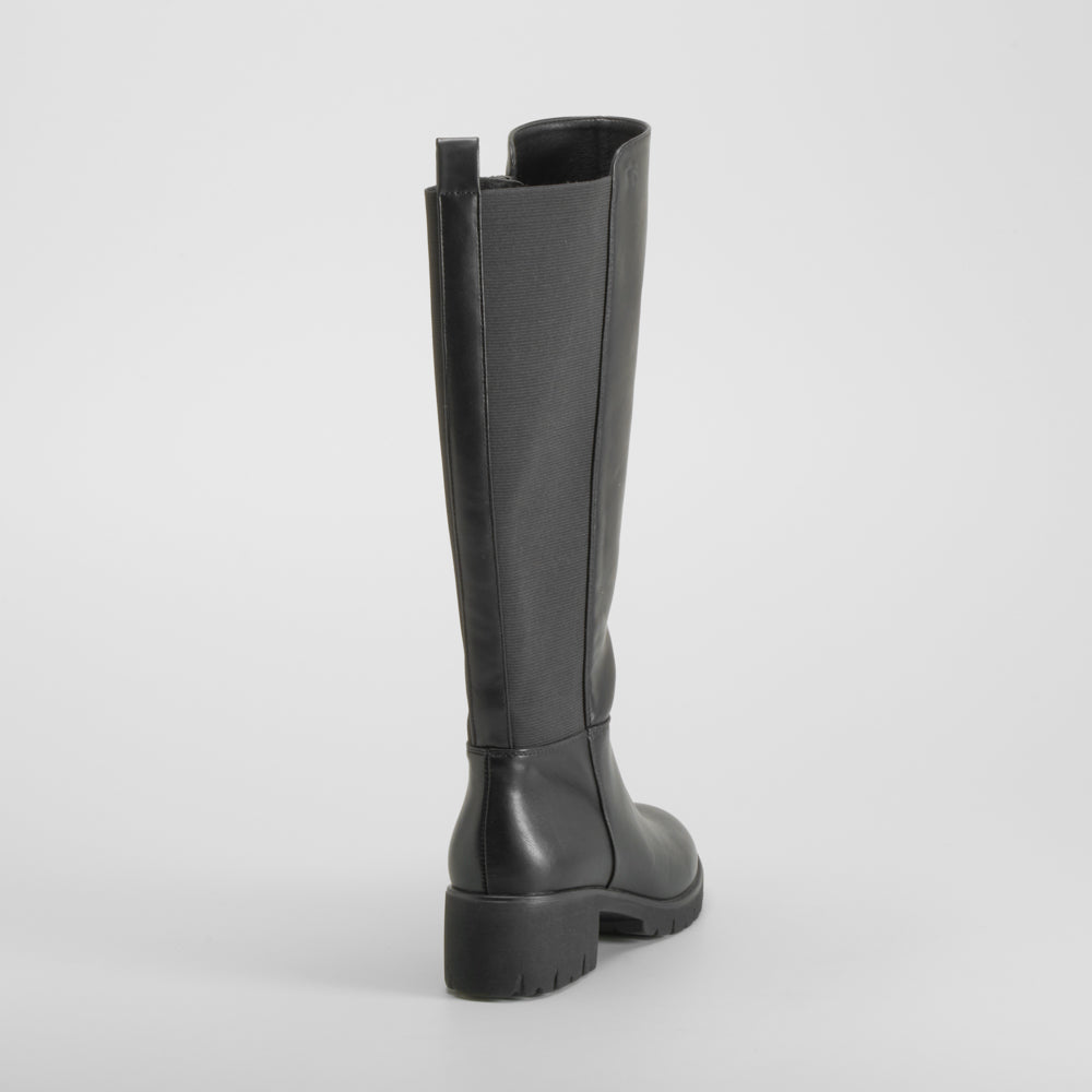 Bota tacón dentado Shock Absorber negra COMFEET