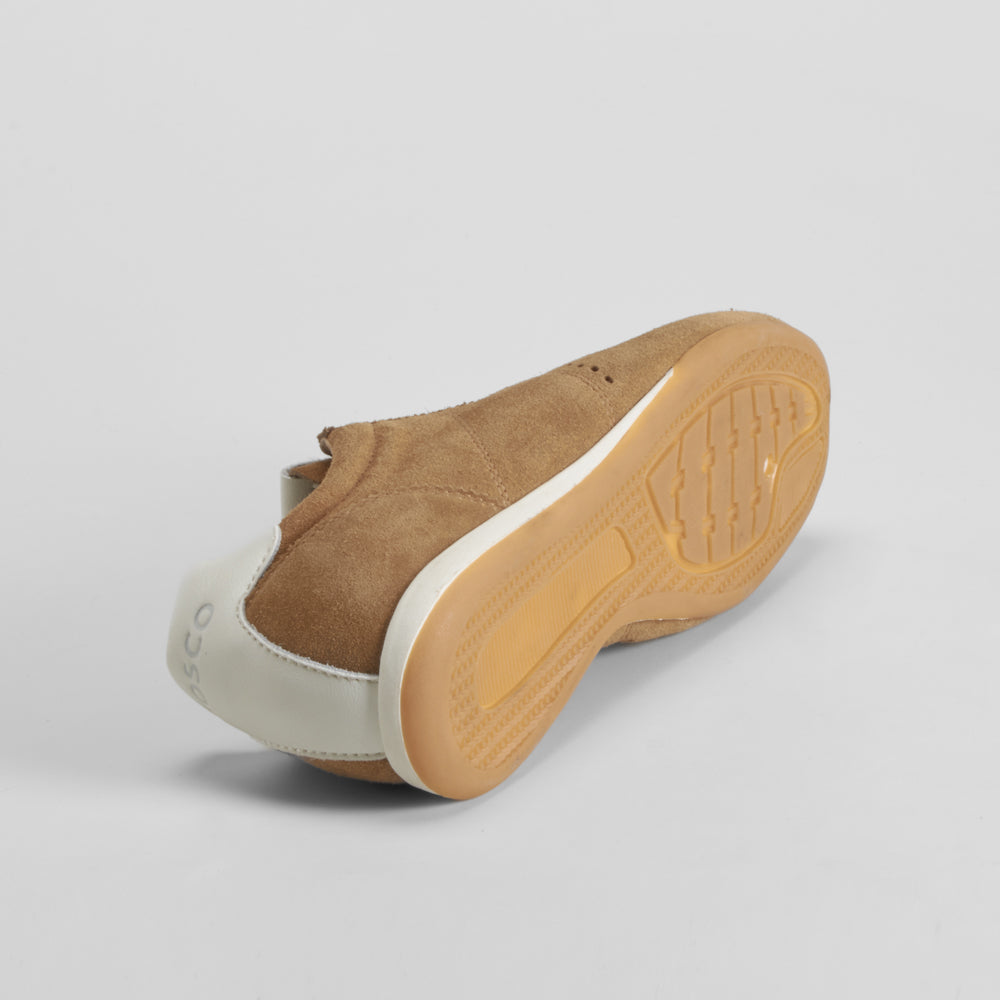 Deportiva casual piel beige FOSCO